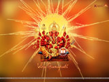 Forms of Ganesha Wallpaper